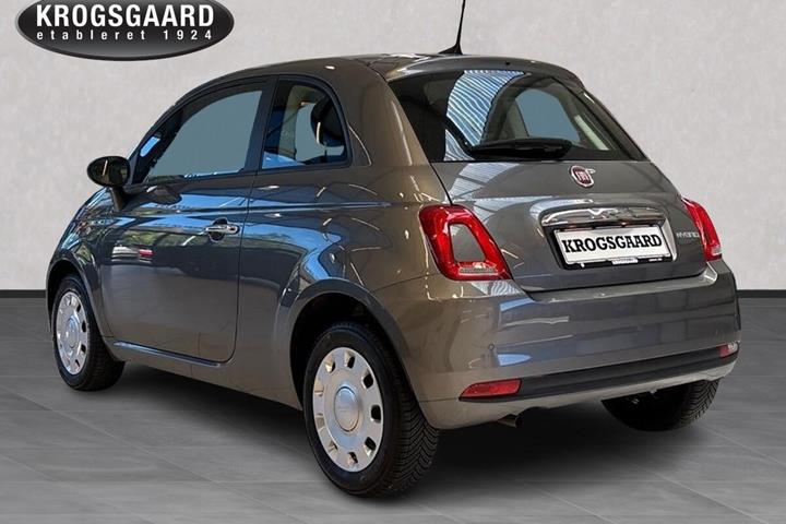 Grå Fiat 500 fra 2023