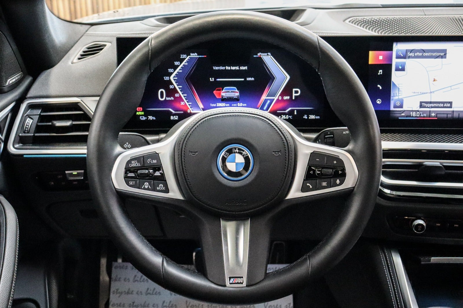 Grå BMW i4 fra 2022