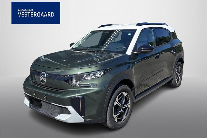 Grøn Citroën e-C3 Aircross fra 2025 set udefra