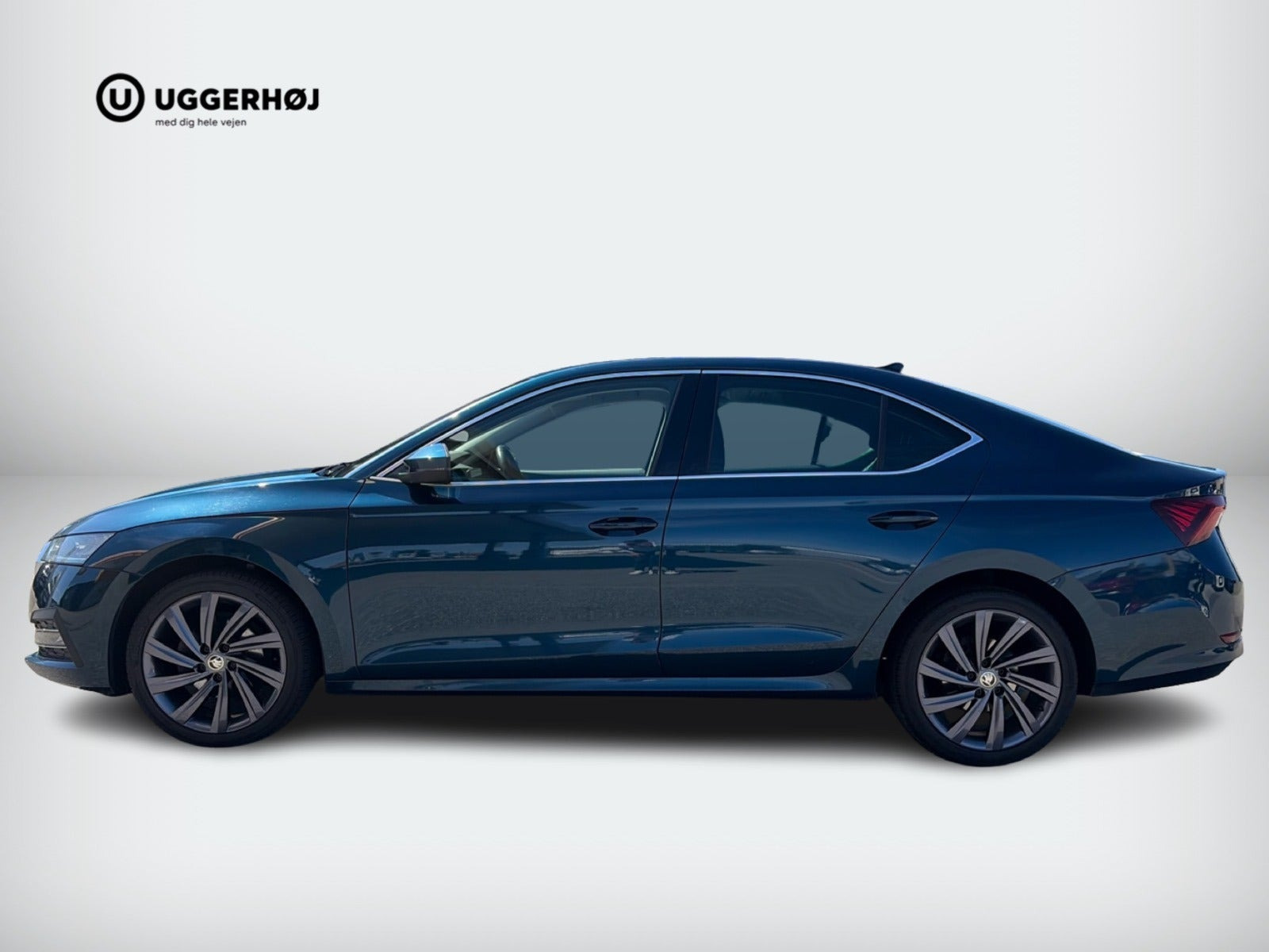 Blå Skoda Octavia fra 2021