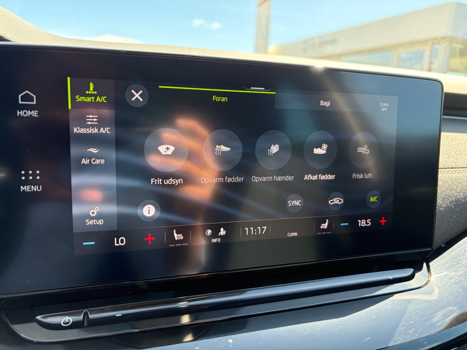 Blå Skoda Octavia fra 2021