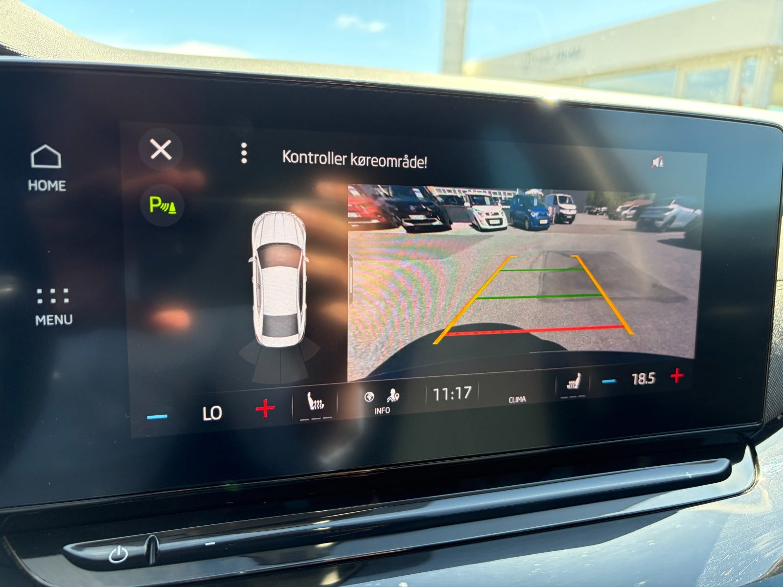Blå Skoda Octavia fra 2021