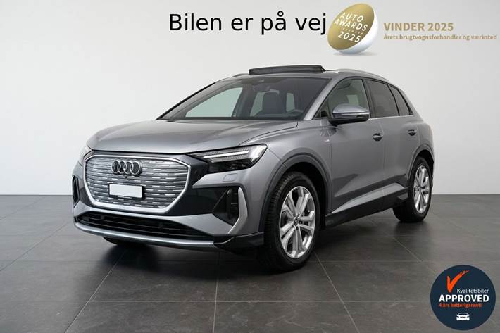 Grå Audi Q4 fra 2022