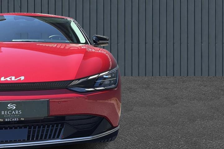 Rød Kia EV6 fra 2024