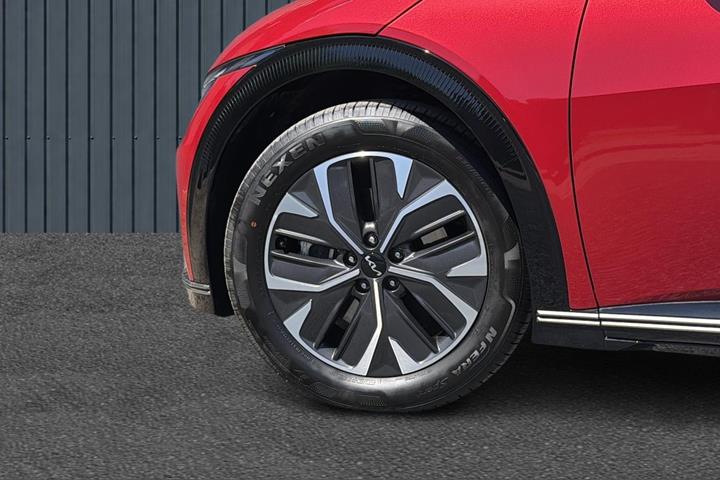 Rød Kia EV6 fra 2024