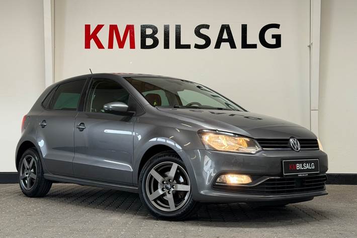 Grå VW Polo fra 2015