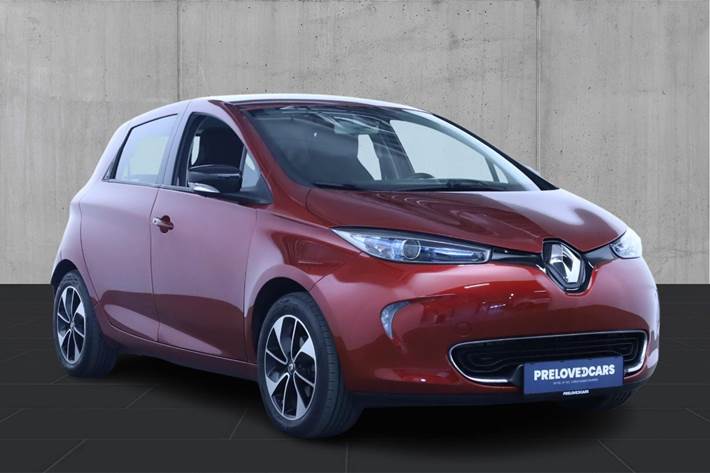 Rød Renault Zoe fra 2018