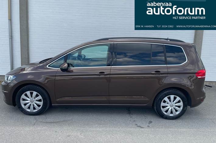 Brun VW Touran fra 2017