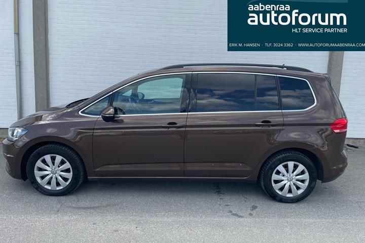 Brun VW Touran fra 2017