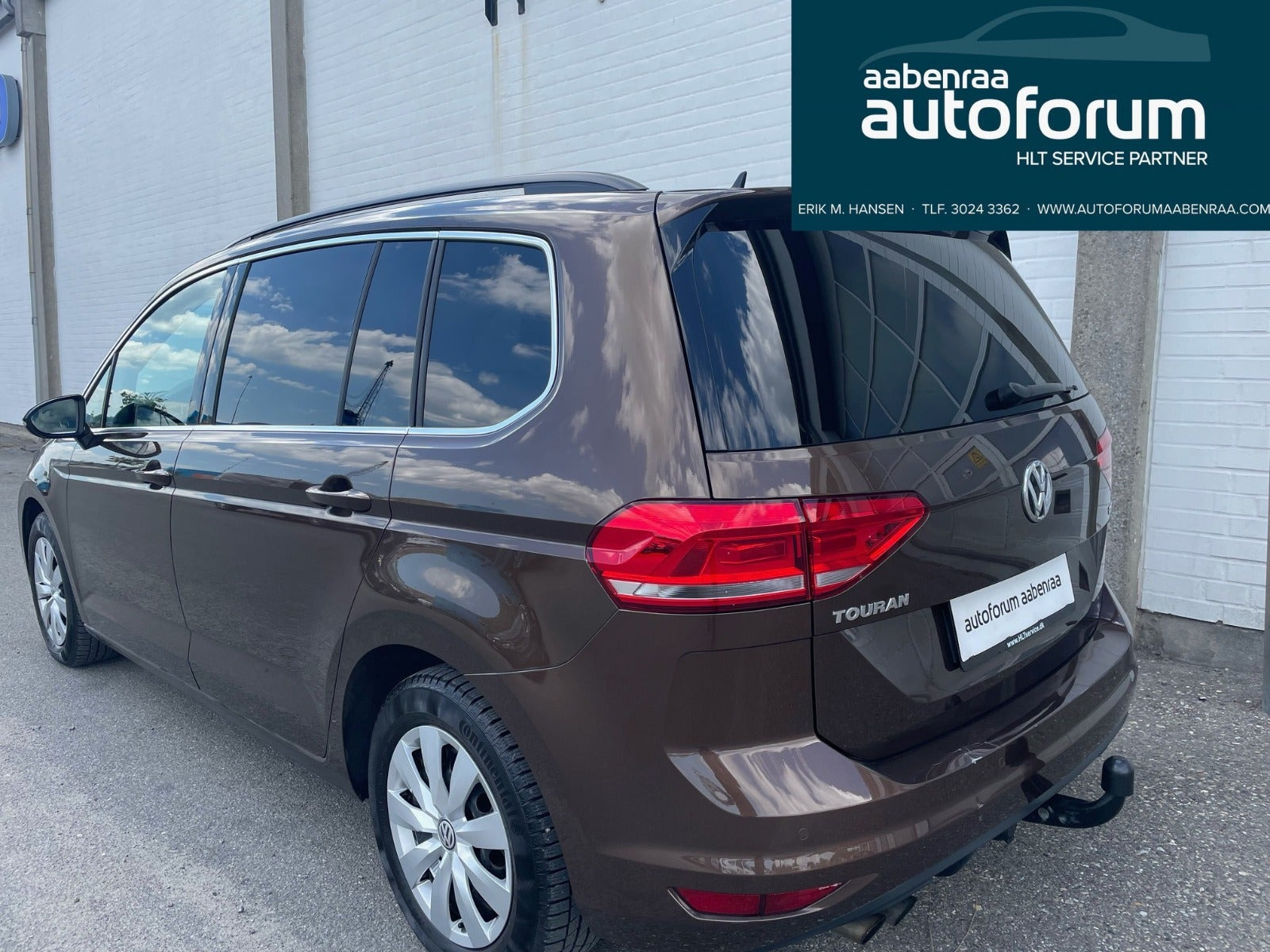Brun VW Touran fra 2017