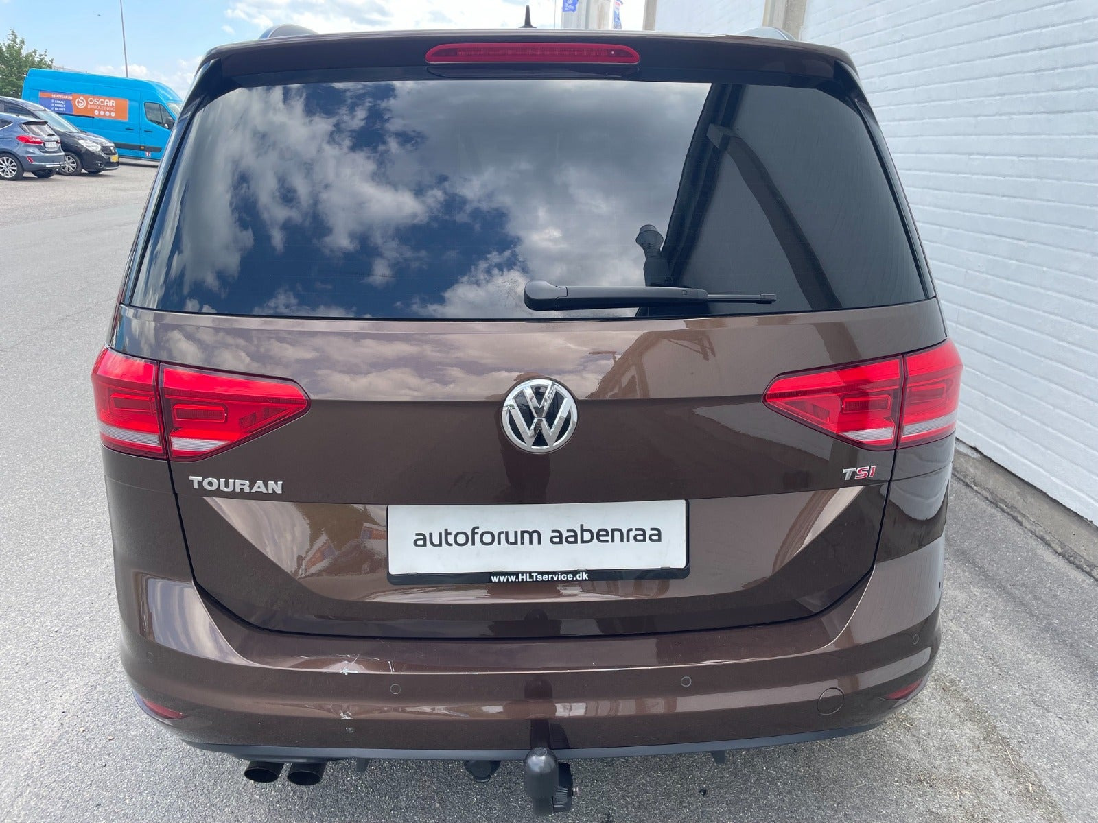 Brun VW Touran fra 2017