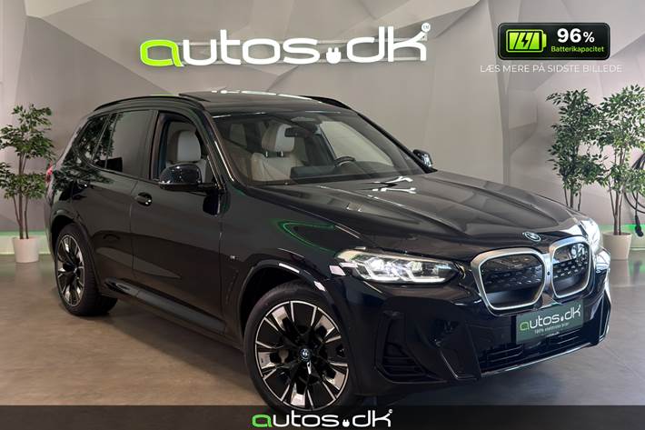 Blå BMW iX3 fra 2023