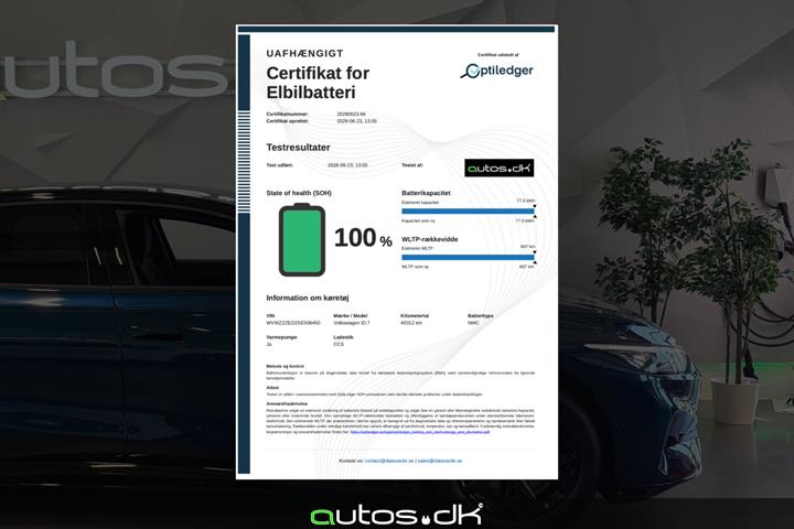 Blå VW ID.7 fra 2025