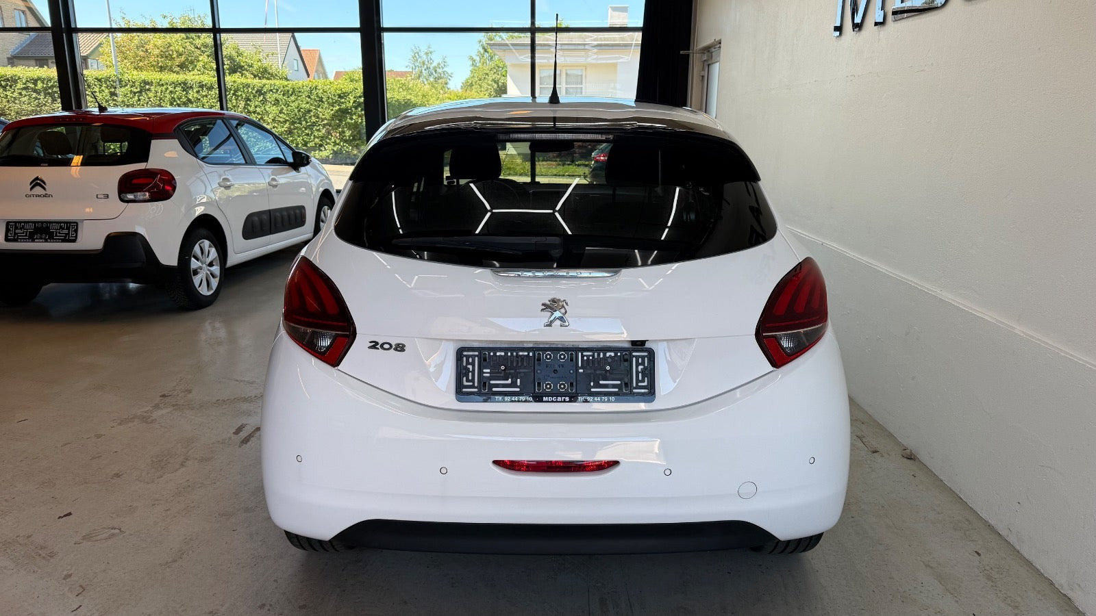 Hvid Peugeot 208 fra 2019