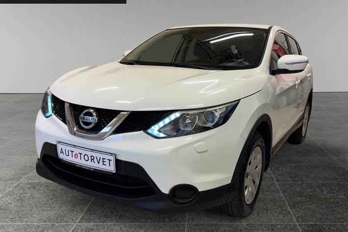 Hvid Nissan Qashqai fra 2014