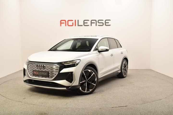 Sort Audi Q4 e-tron fra 2021 set udefra