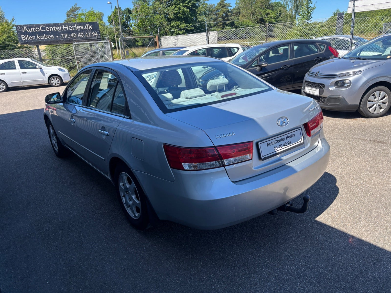 Sølv Hyundai Sonata fra 2006