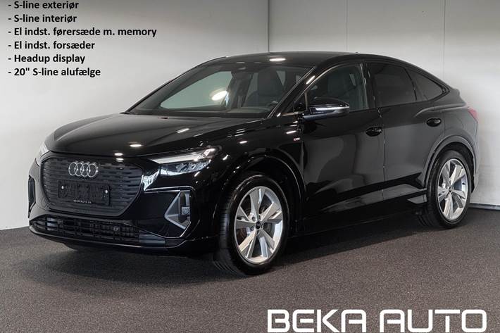 Sort Audi Q4 e-tron fra 2022