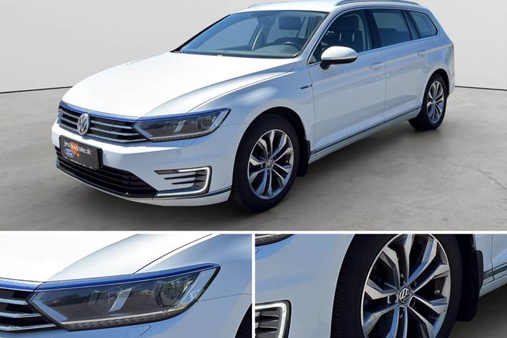 Hvid VW Passat fra 2016