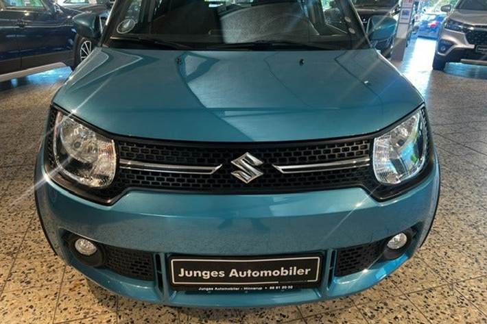 Blå Suzuki Ignis fra 2019