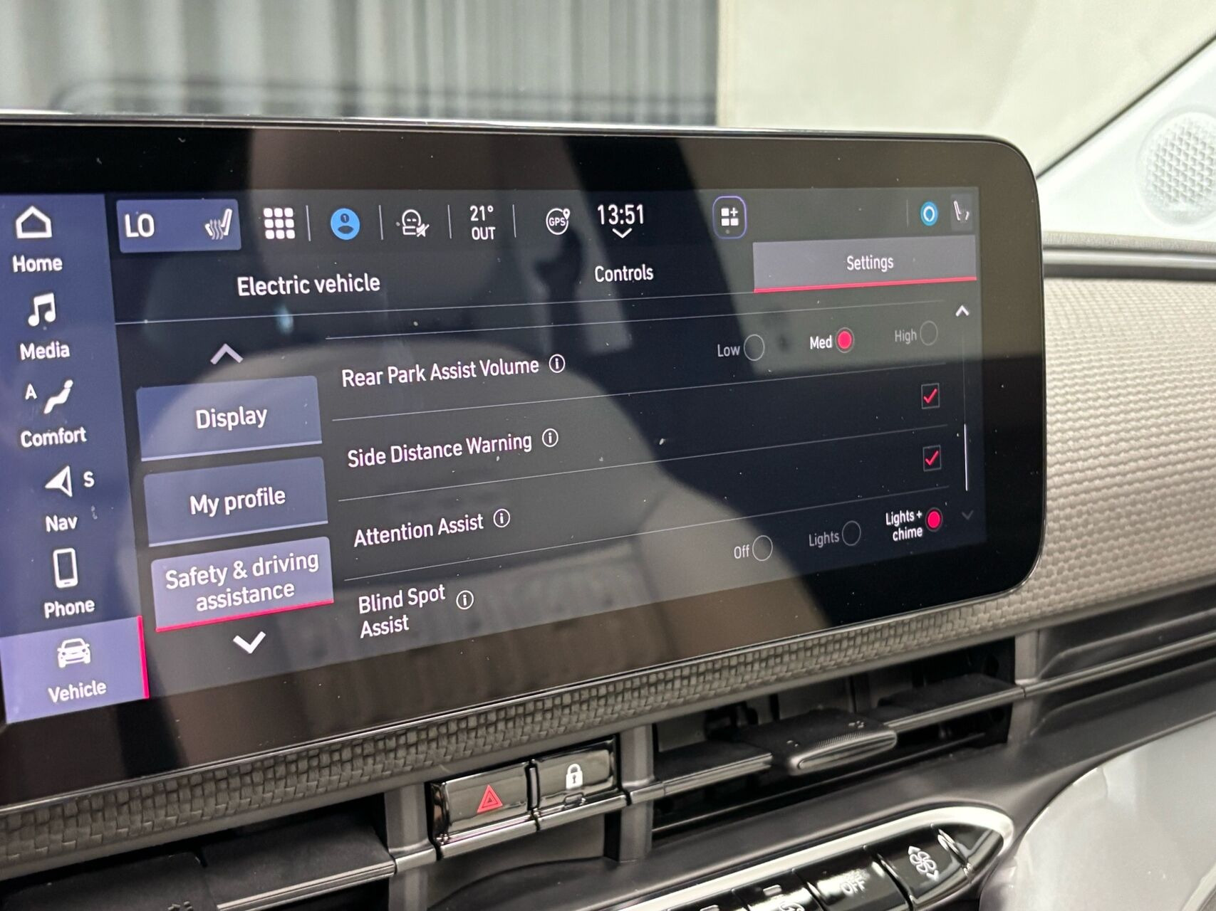 Grøn Fiat 500e fra 2023