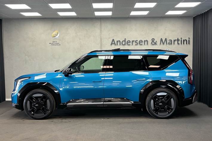 Blå Kia EV9 fra 2026