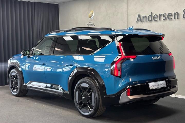 Blå Kia EV9 fra 2026