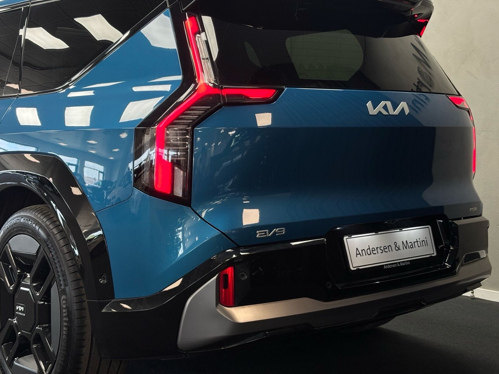 Blå Kia EV9 fra 2026