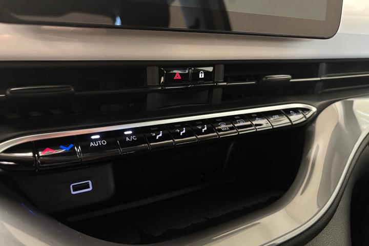 Gul Fiat 500e fra 2023