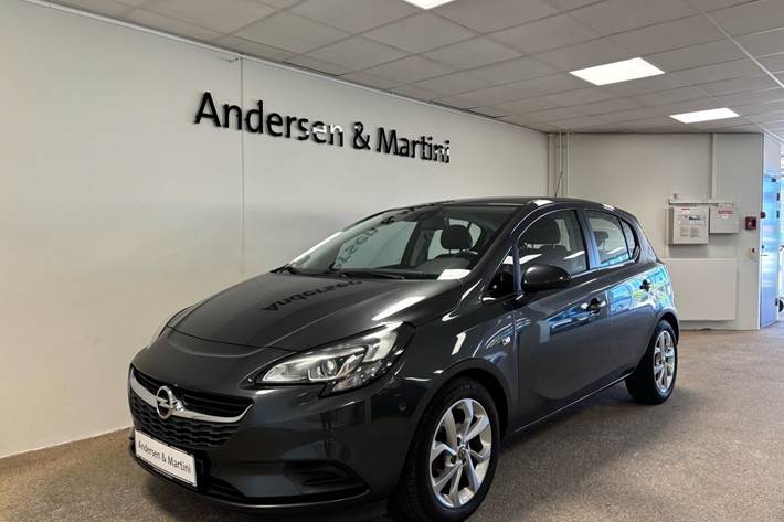Grå Opel Corsa fra 2016