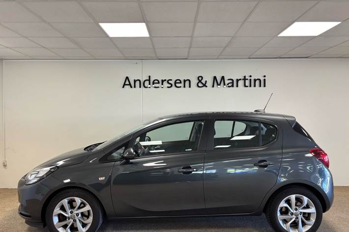 Grå Opel Corsa fra 2016