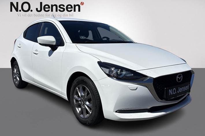 Hvid Mazda 2 fra 2022