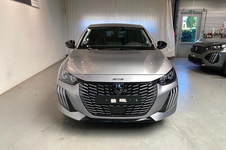 Grå Peugeot 208 fra 2024