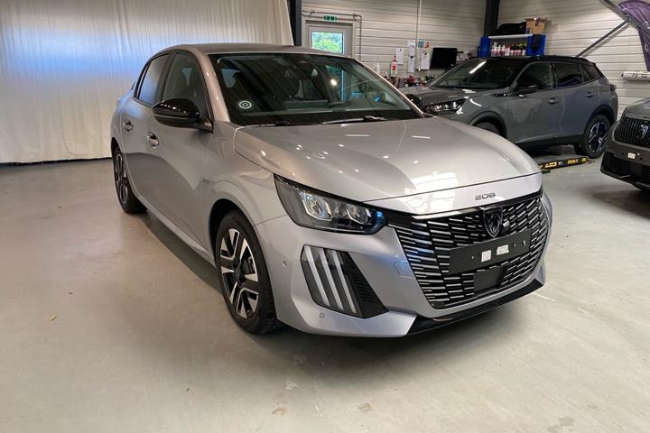 Grå Peugeot 208 fra 2024