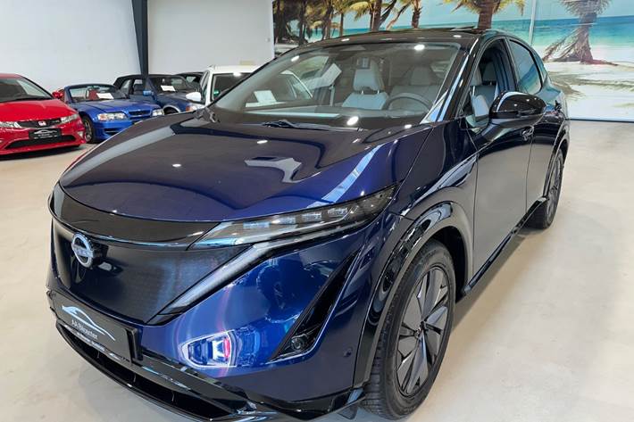 Blå Nissan Ariya fra 2024