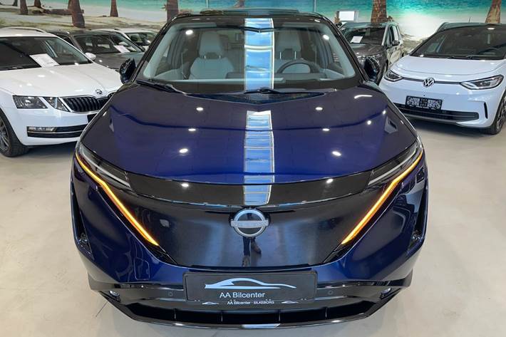 Blå Nissan Ariya fra 2024