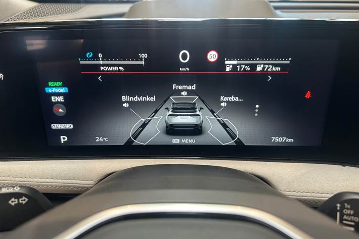 Blå Nissan Ariya fra 2024