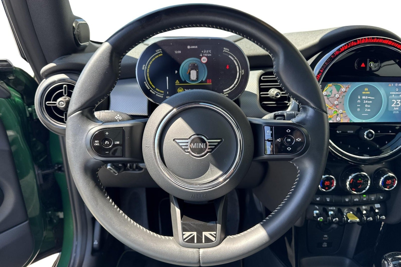 Grøn Mini Cooper SE fra 2022