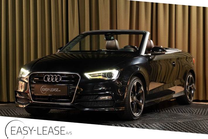 Sort Audi A3 fra 2015