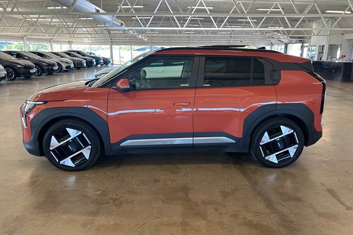 Orange Kia EV3 fra 2025