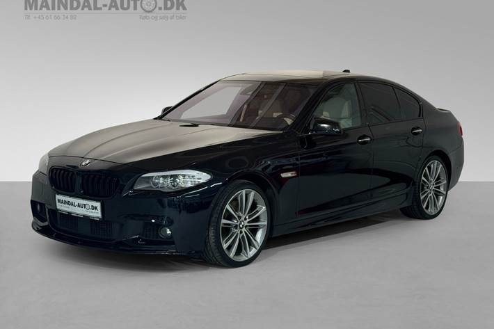 Sort BMW 535d fra 2012