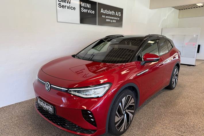 Rød VW ID.4 fra 2022