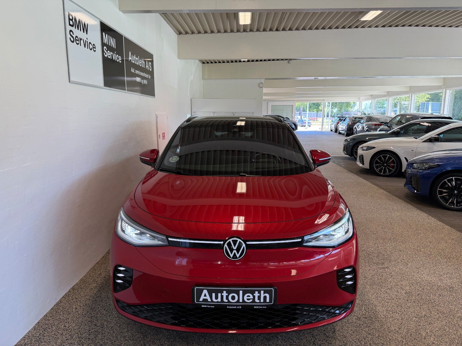 Rød VW ID.4 fra 2022