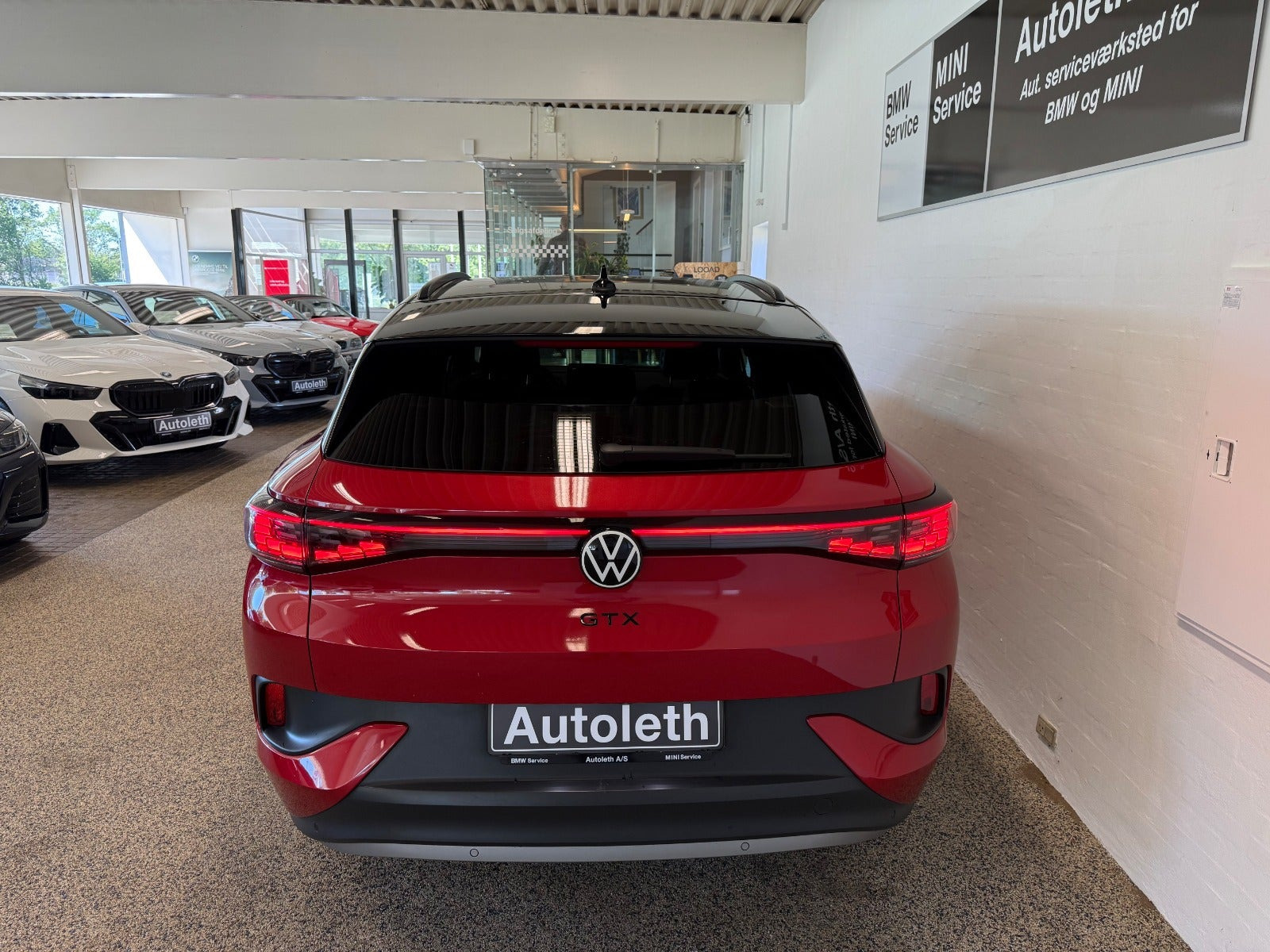 Rød VW ID.4 fra 2022