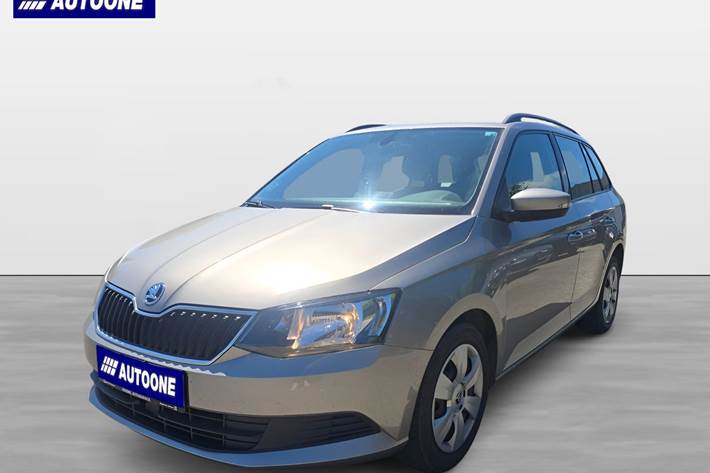 Grå Skoda Fabia fra 2018