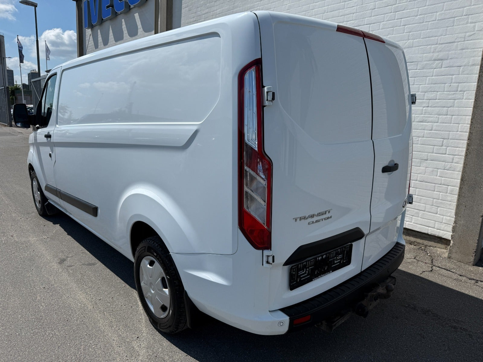 Hvid Ford Transit Custom 300 L2 fra 2019
