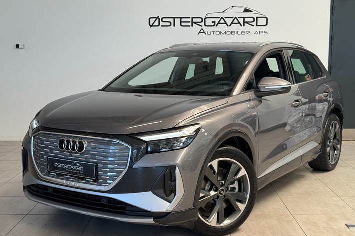 Grå Audi Q4 e-tron fra 2026