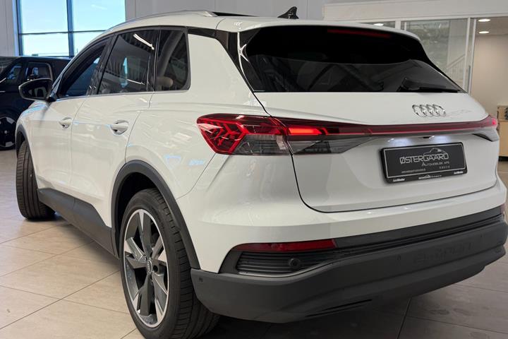Hvid Audi Q4 e-tron fra 2023