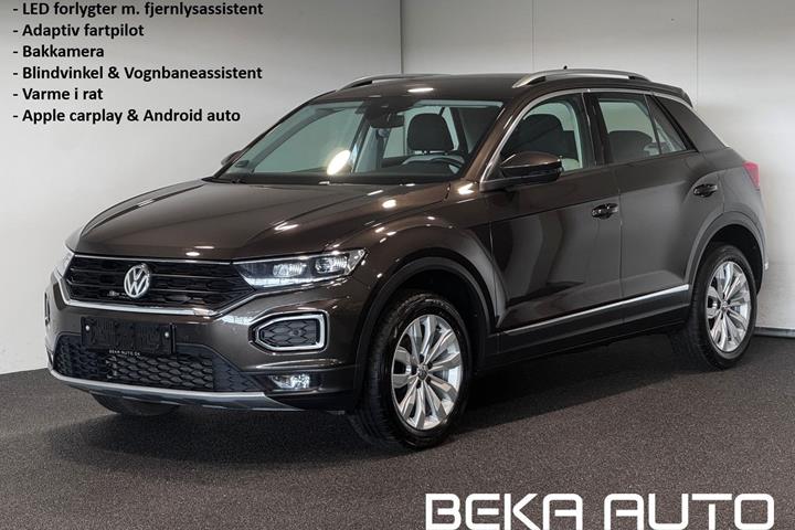 Brun VW T-Roc fra 2020 set udefra