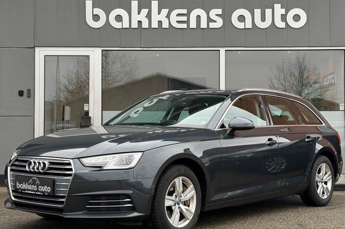 Grå Audi A4 fra 2018